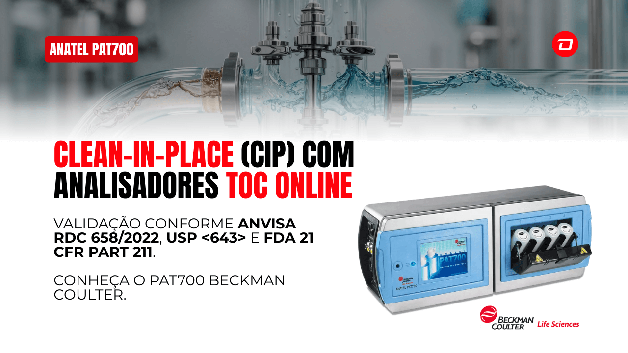 Clean-in-Place (CIP): Validação com Analisadores TOC Online para Conformidade Regulatória | Capa do Arigo
